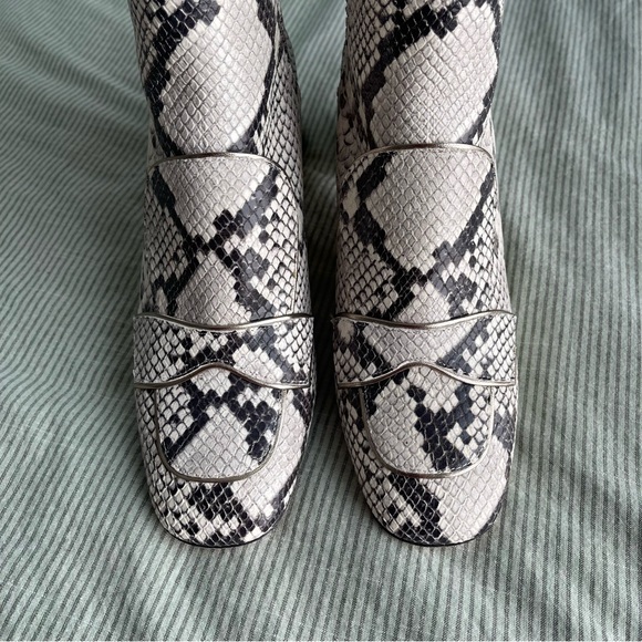 ROCHAS PARIS *BRAND NEW* | Python Glitter Ankle Bootie | IT 40 - Picture 10 of 15